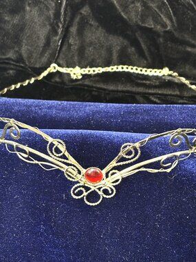 Medieval Renaissance Gold Metal Wire Circlet Princess Fairy NOS